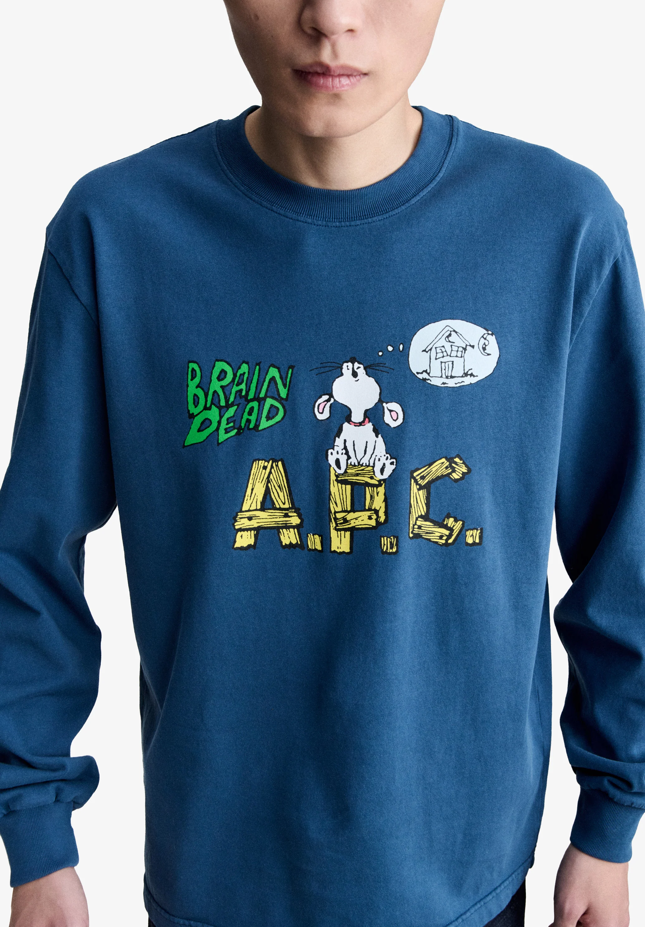 A.P.C. x Brain Dead Homesick long-sleeve T-shirt - Image 5