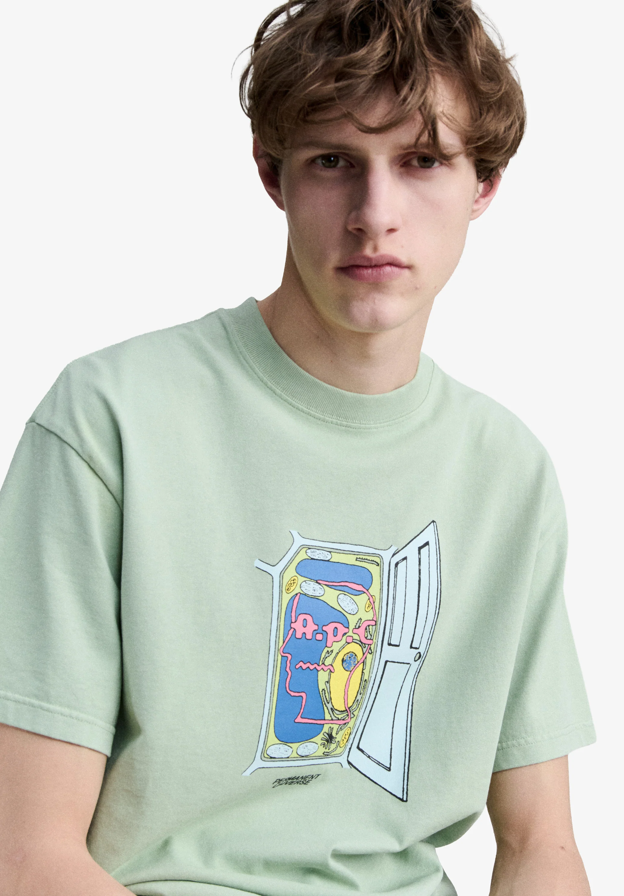 A.P.C. x Brain Dead Permanent Universe T-shirt - Image 3