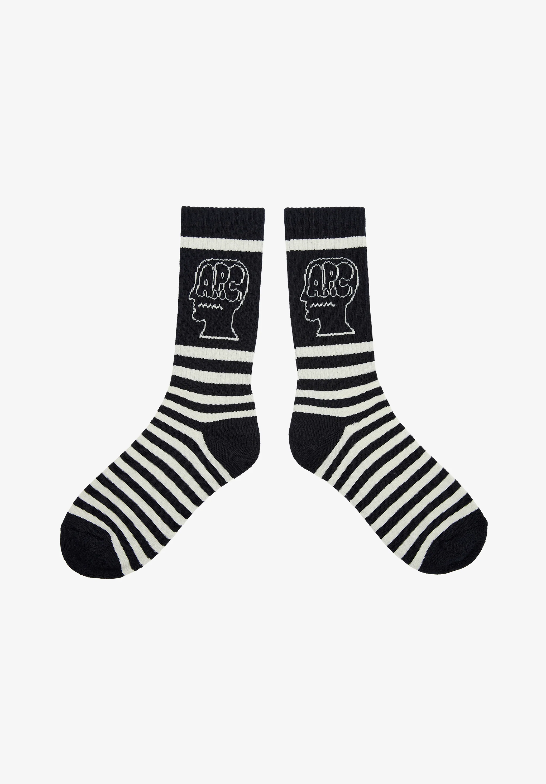 A.P.C. x Brain Dead Striped socks - Image 2