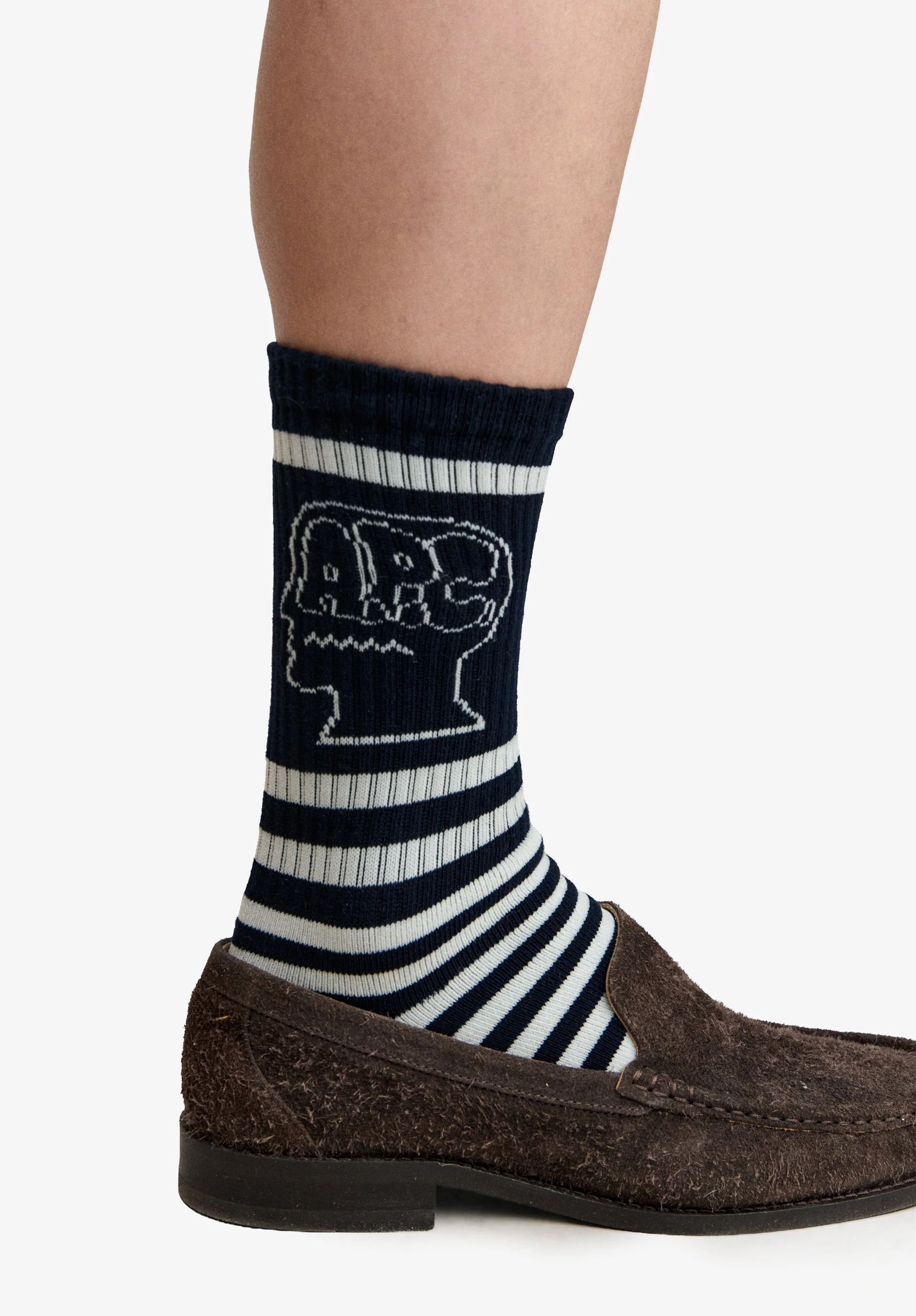 A.P.C. x Brain Dead Striped socks - Image 3