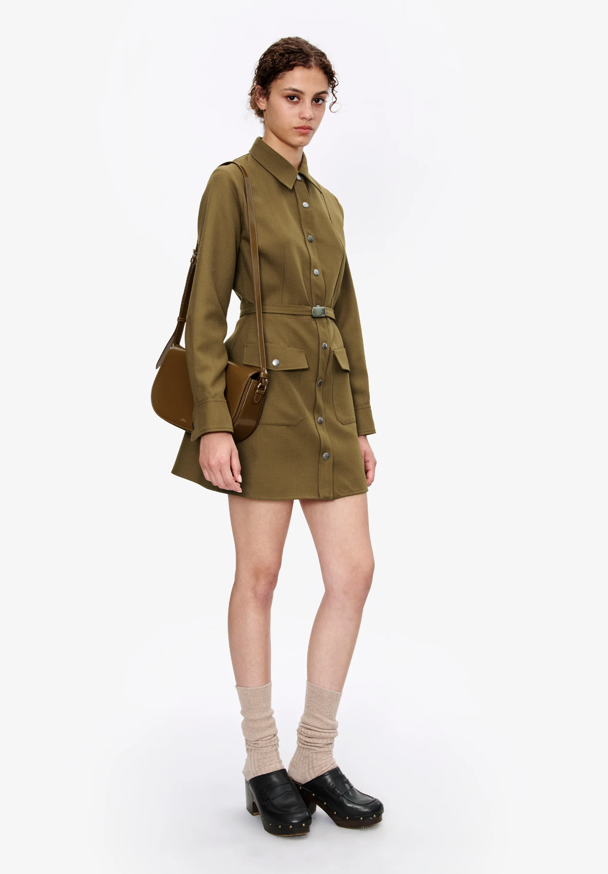 Belted shirt-dress - Image 2