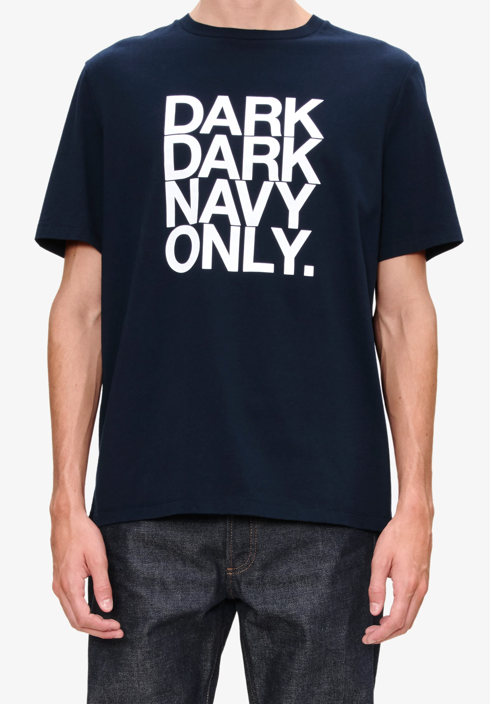 Dark dark navy only T-shirt - Image 5