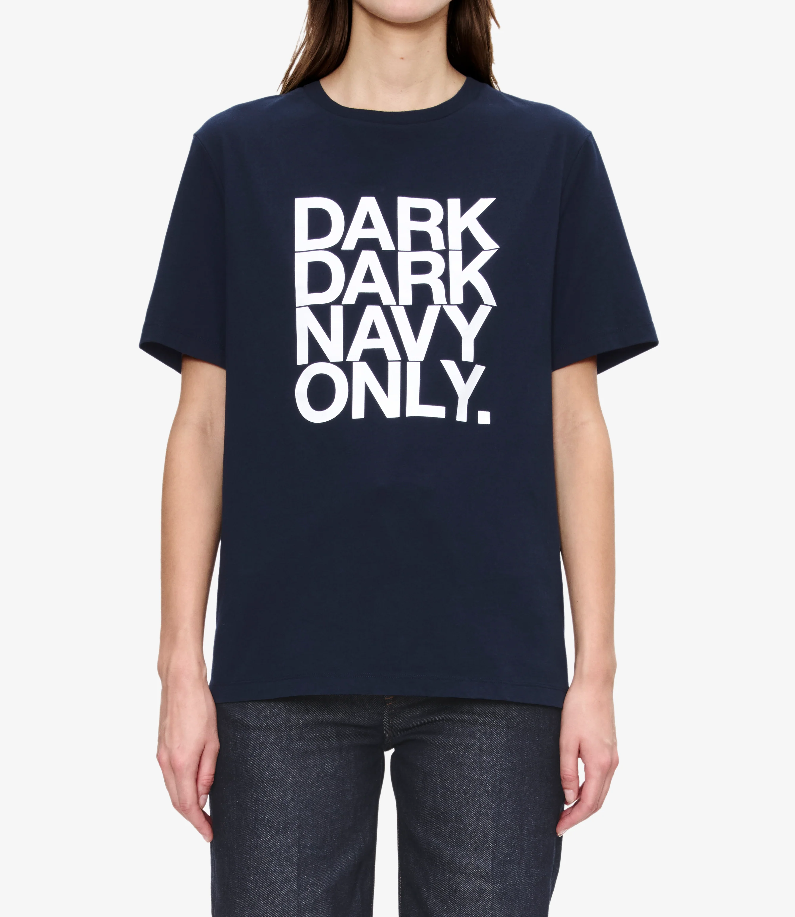 Dark dark navy only T-shirt - Image 7