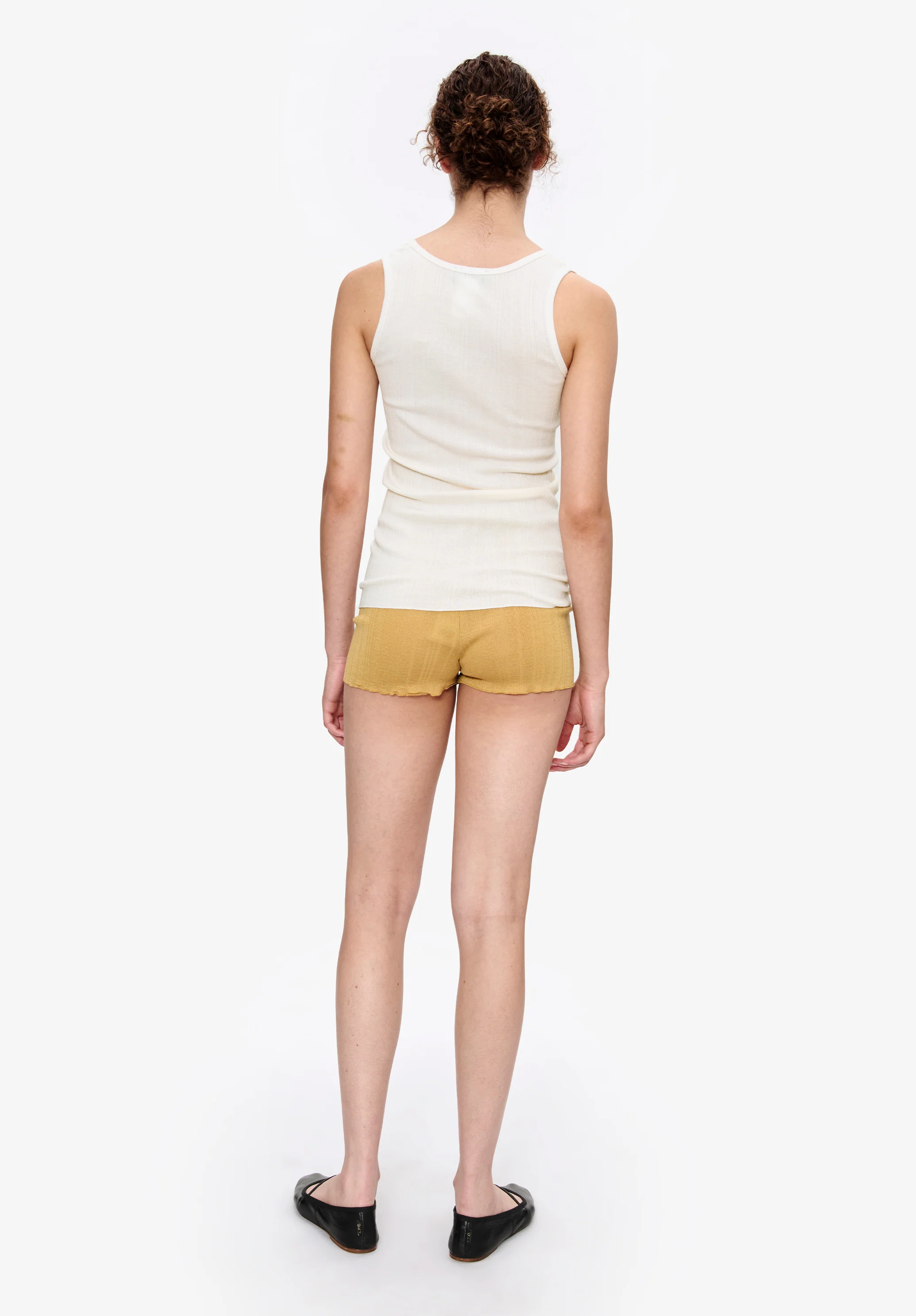 Fitted Lisle thread tank top - Image 2