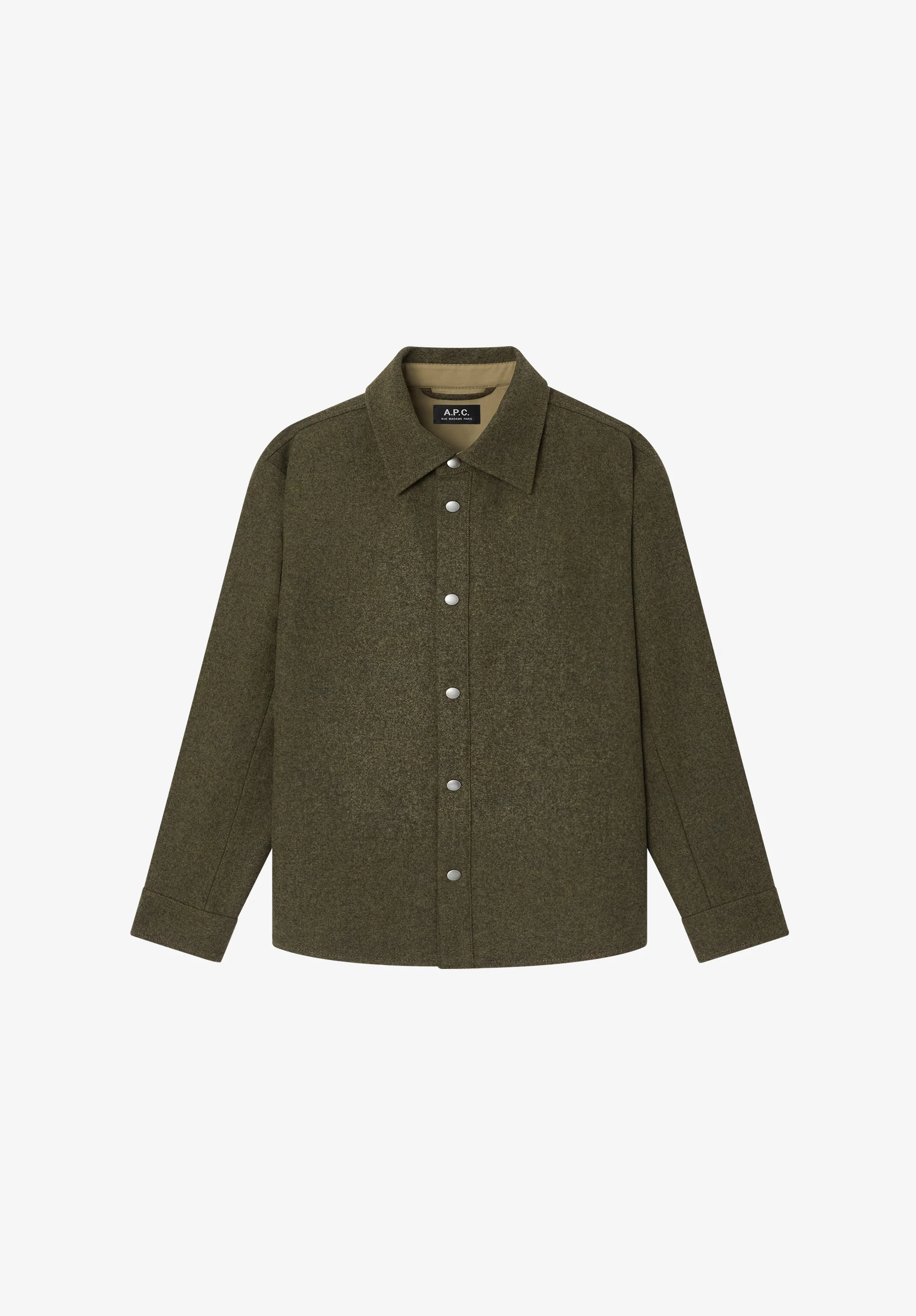 Jacket with snap closure