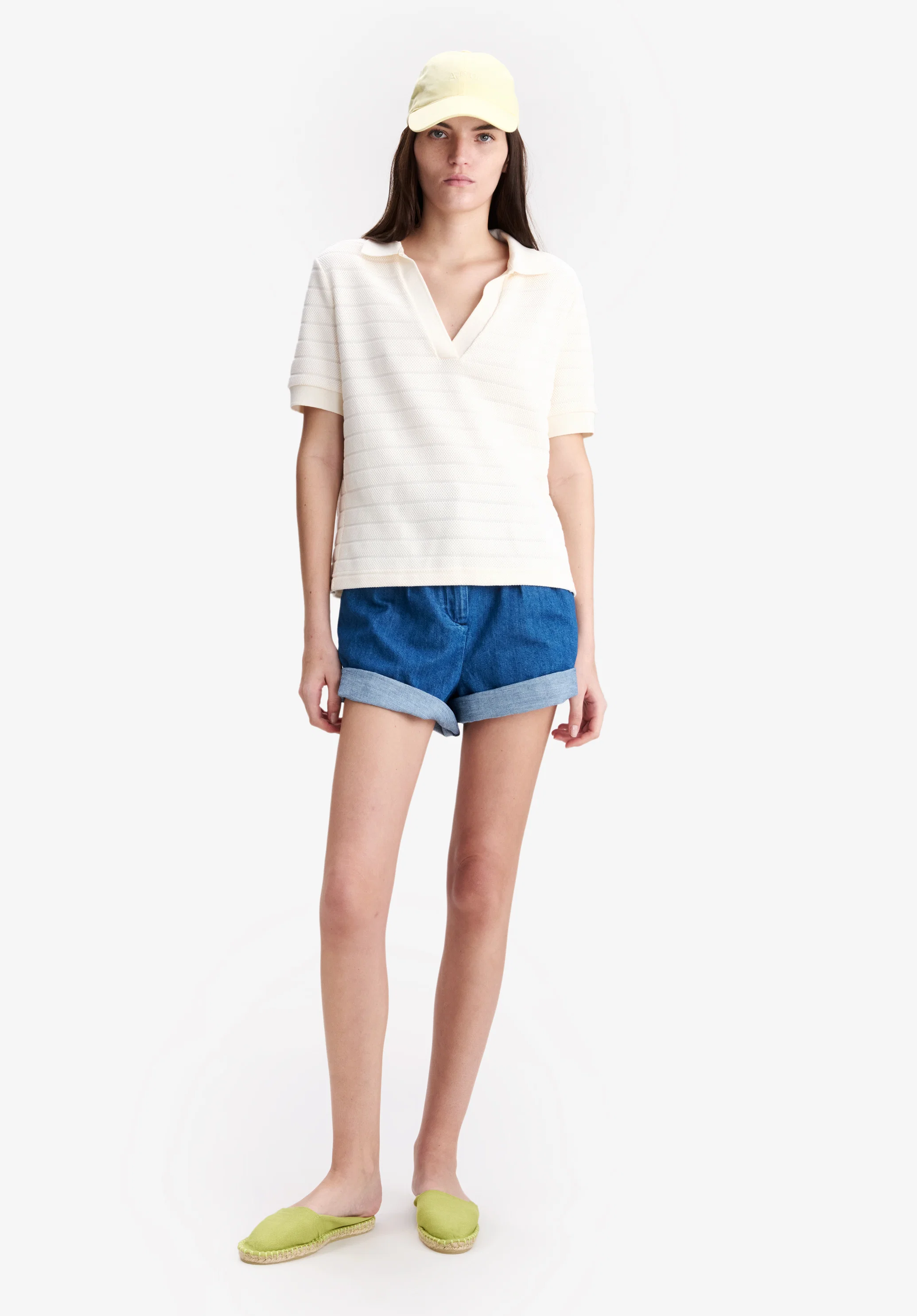 Livia Cropped Polo Shirt