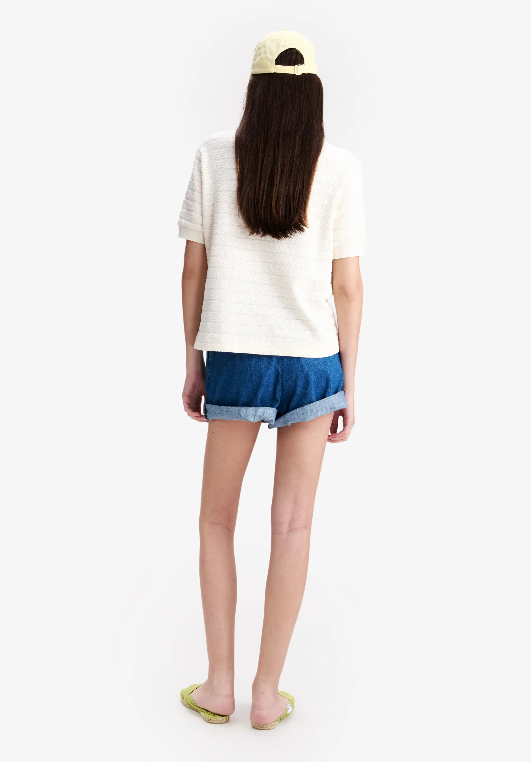 Livia Cropped Polo Shirt - Image 2