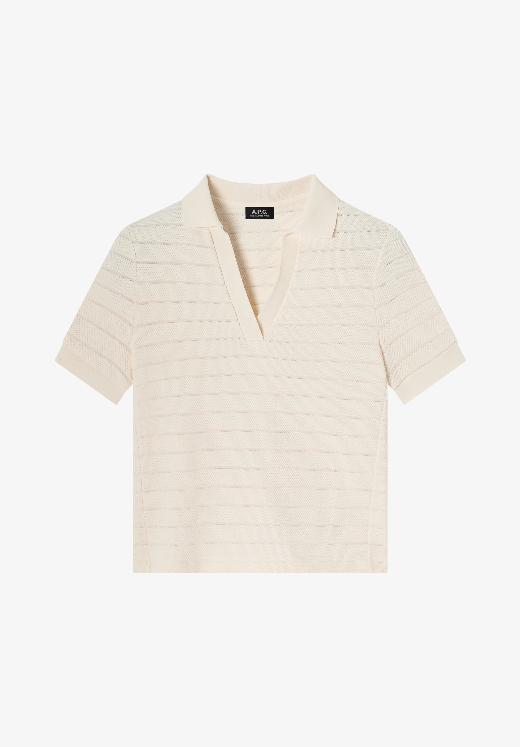 Livia Cropped Polo Shirt - Image 5