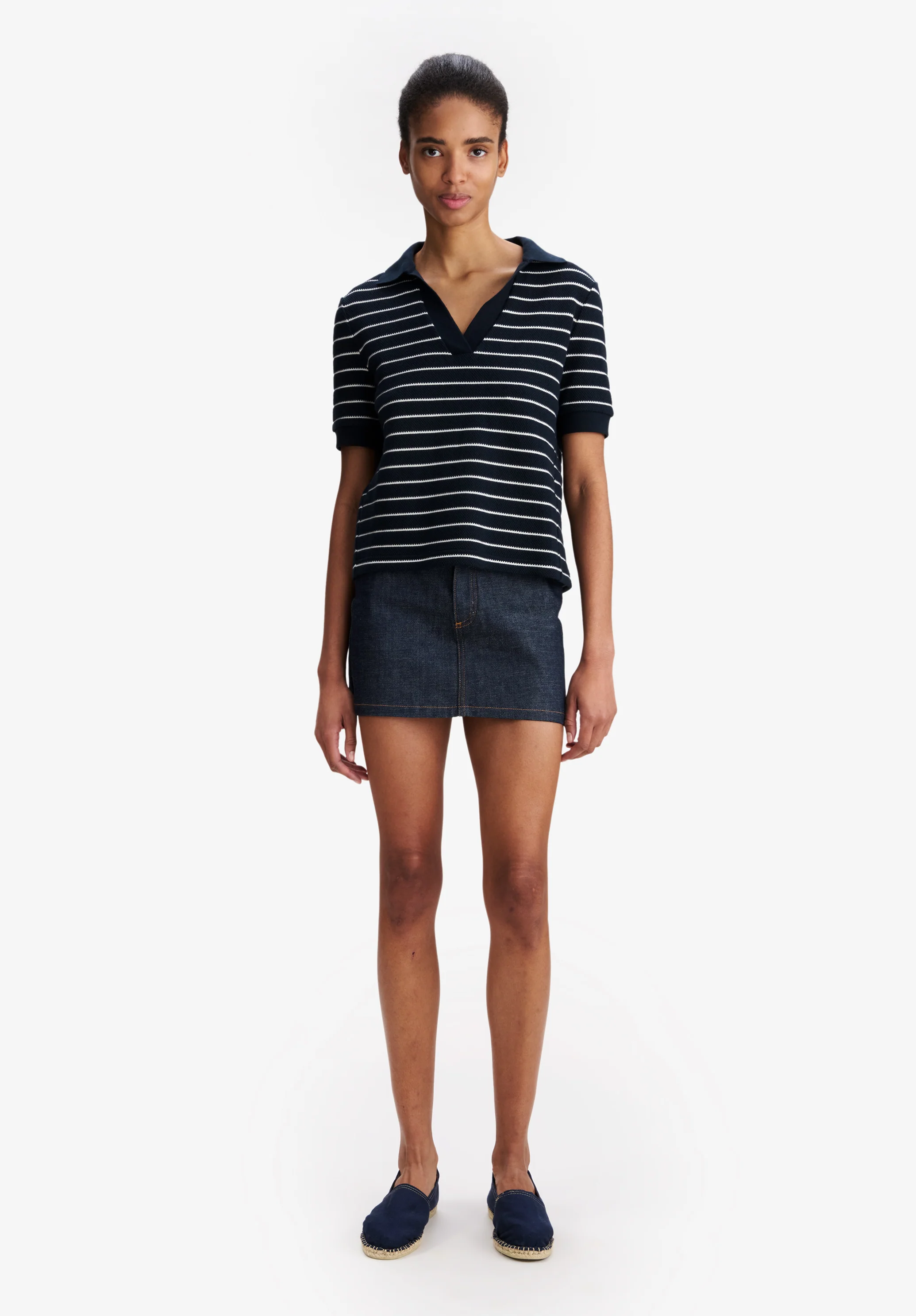 Livia Cropped Polo Shirt