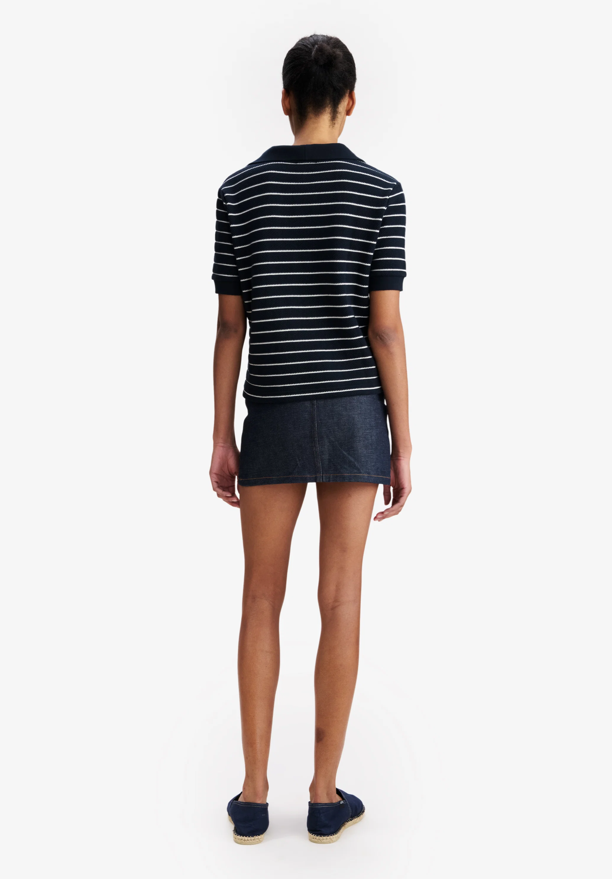 Livia Cropped Polo Shirt - Image 2