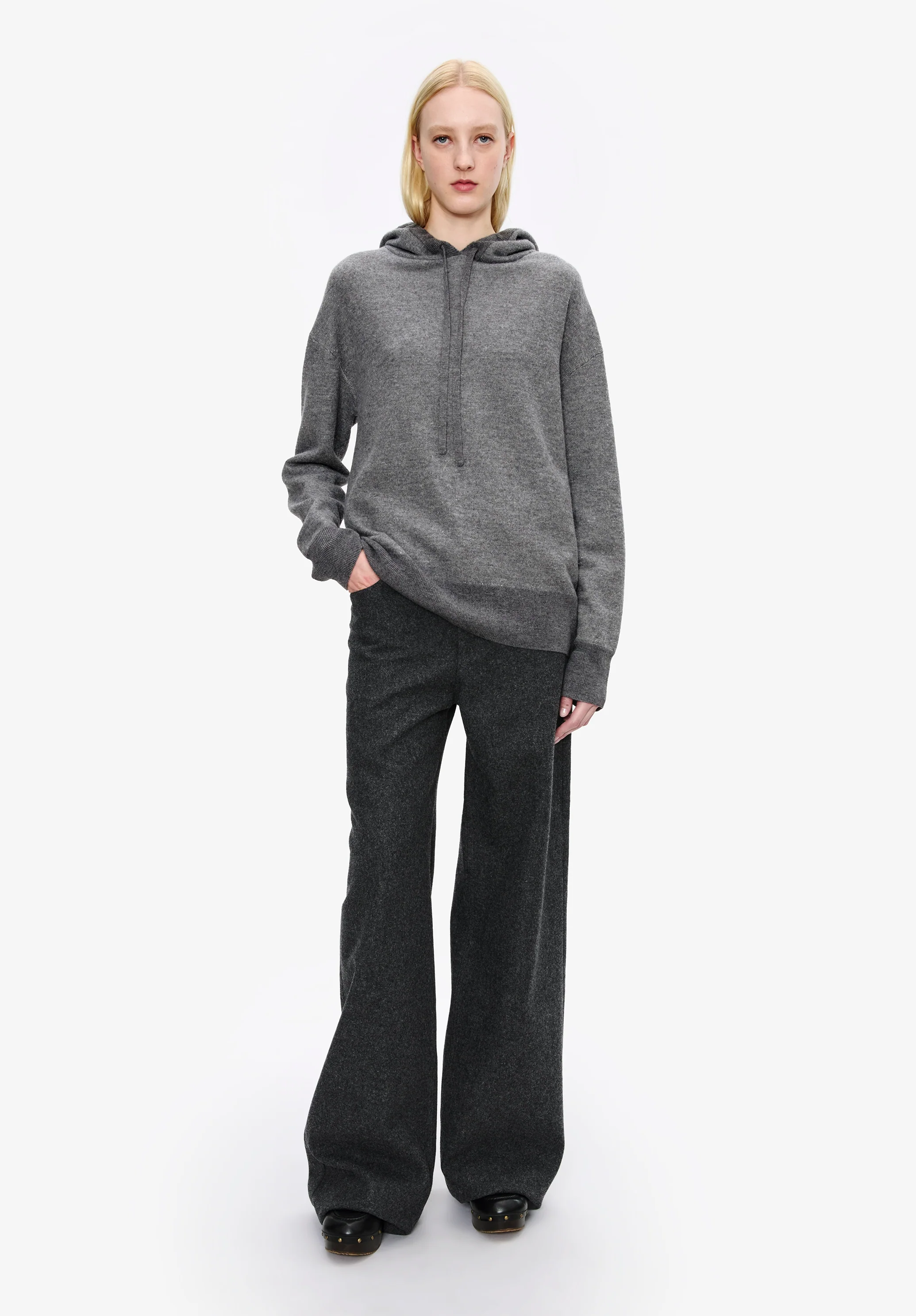 Unisex wool hoodie - Image 4